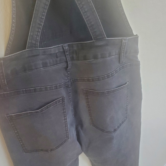 Free People Black Washed Denim Overall - Picture 7 of 8